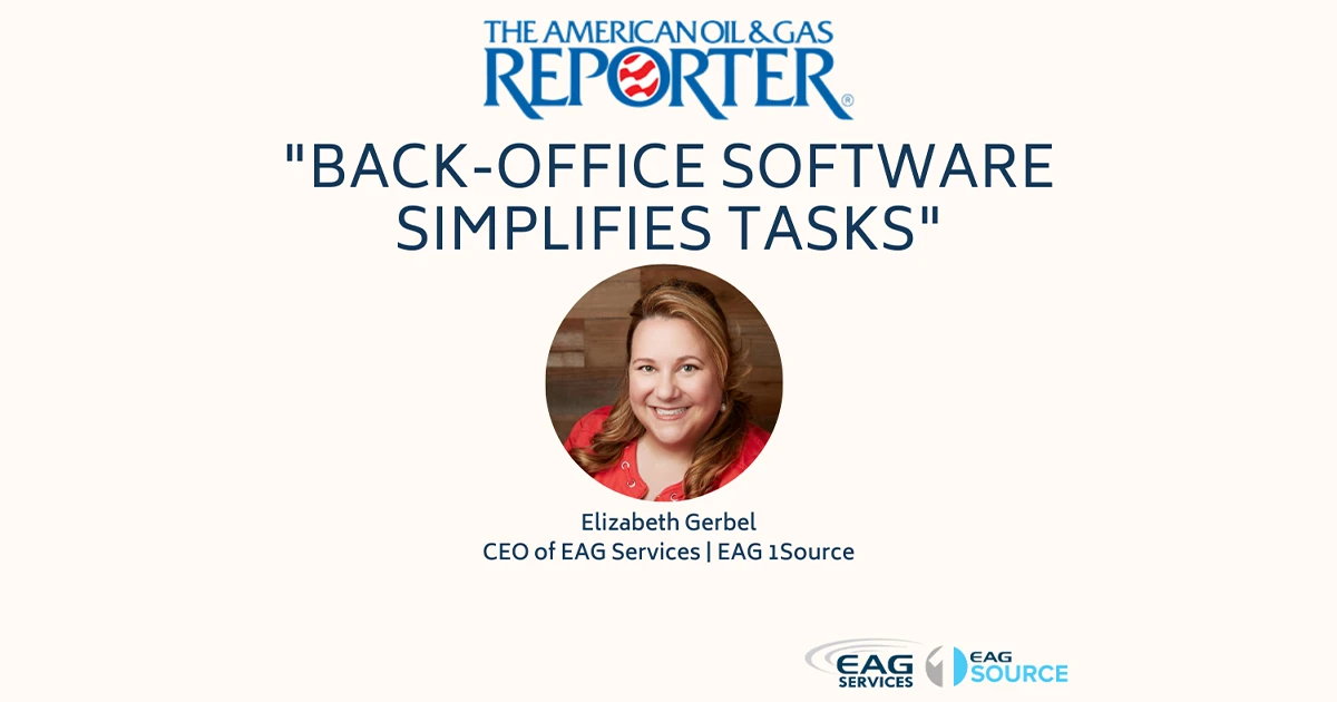 The American oil 7 gas reporter. back office software simplifies tasks